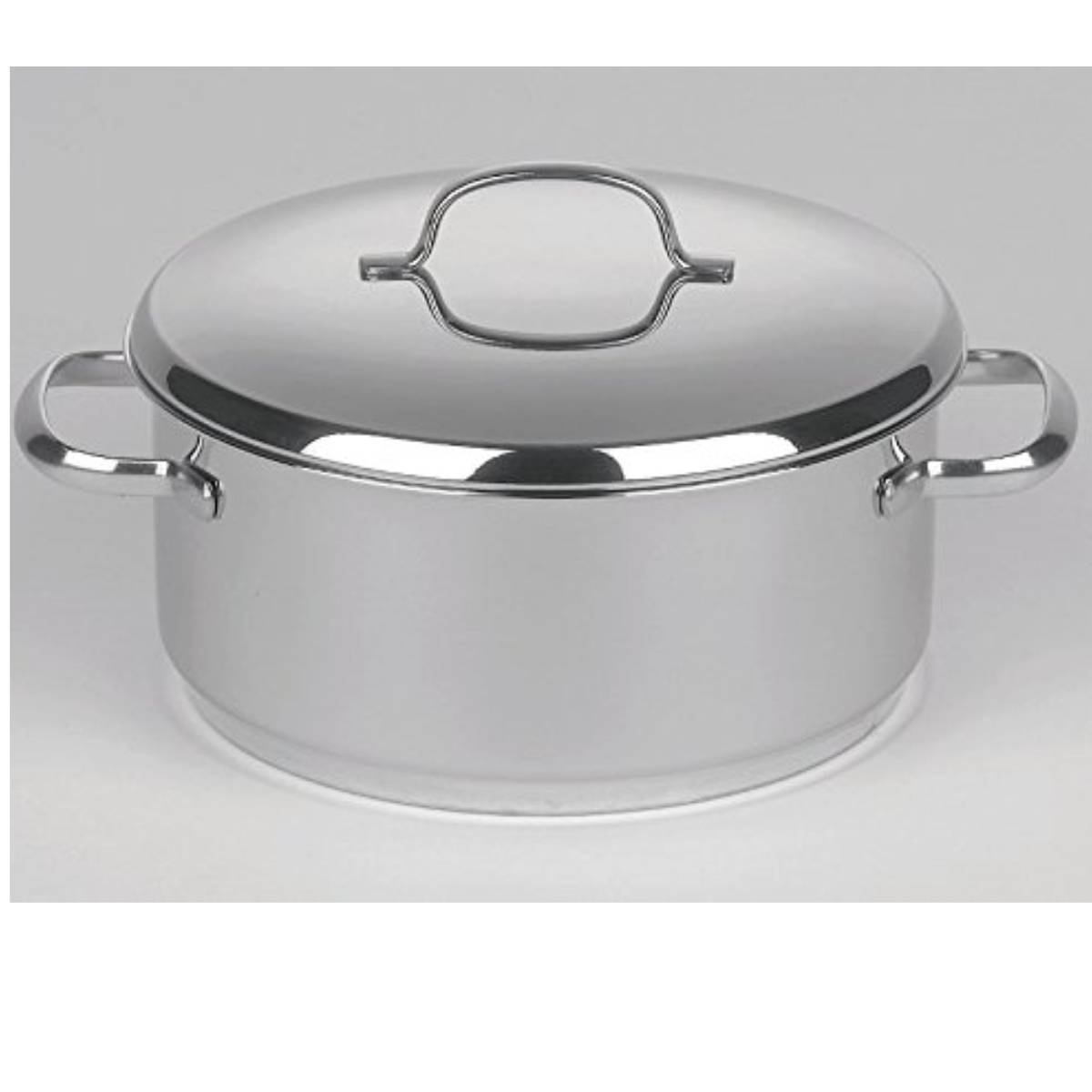 Riess Kasserolle Cristall mit Deckel Ø18cm 2 Liter Edelstahl