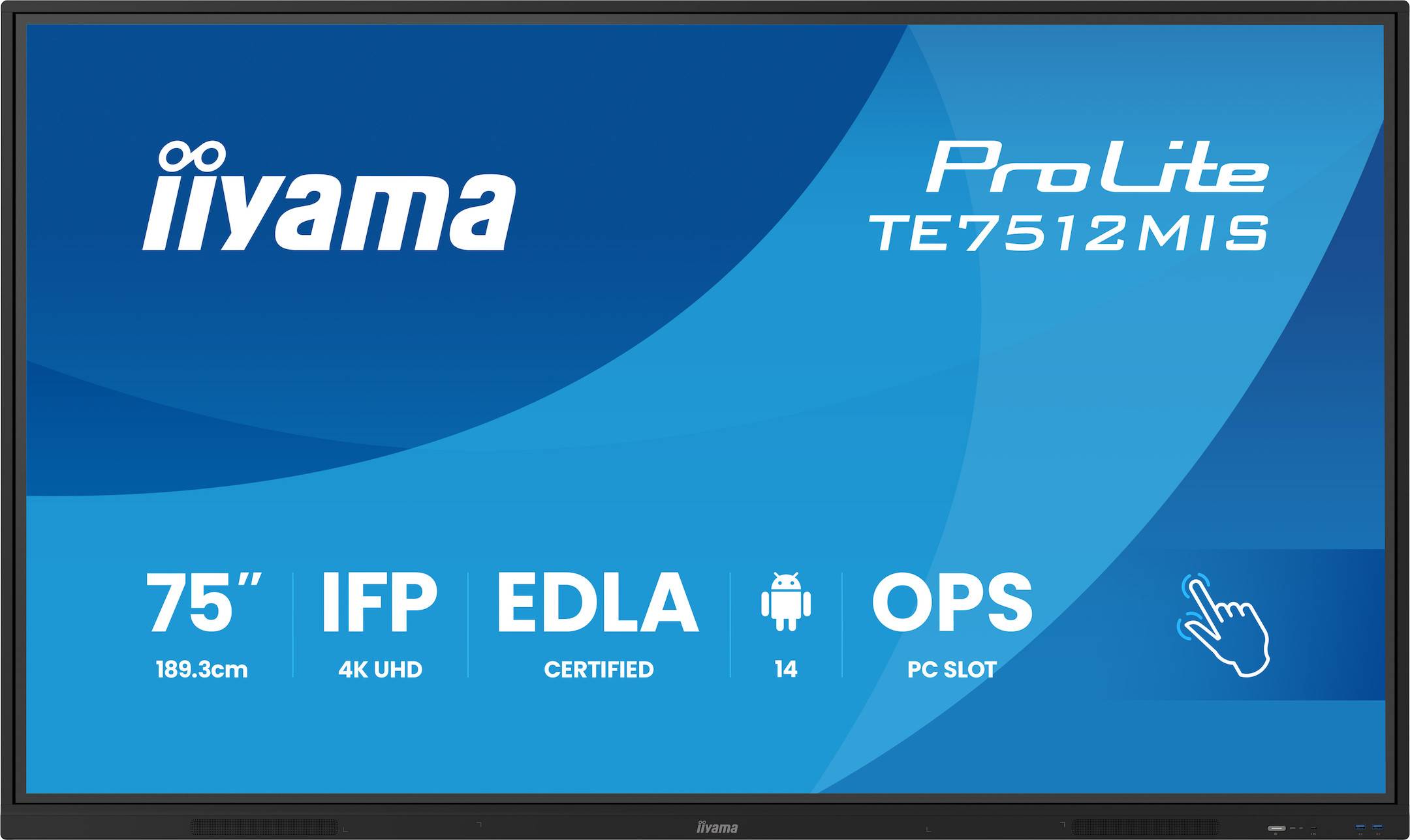 iiyama ProLite TE7512MIS-B4AG 75" Touch Display