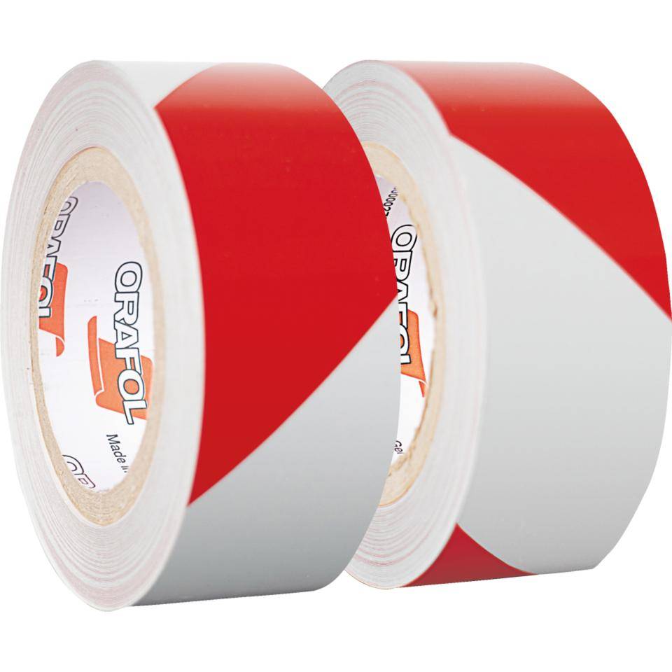 ORALITE® Vorteils-Set, links-/rechtsweisend, teilreflektierend, rot/weiß, 50mm