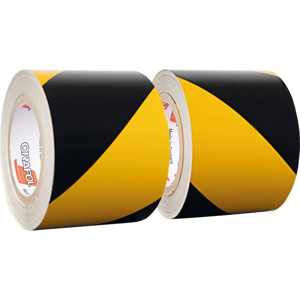 ORALITE® Vorteils-Set, links-/rechtsweisend, teilreflektierend, gelb/schwarz, 100mm