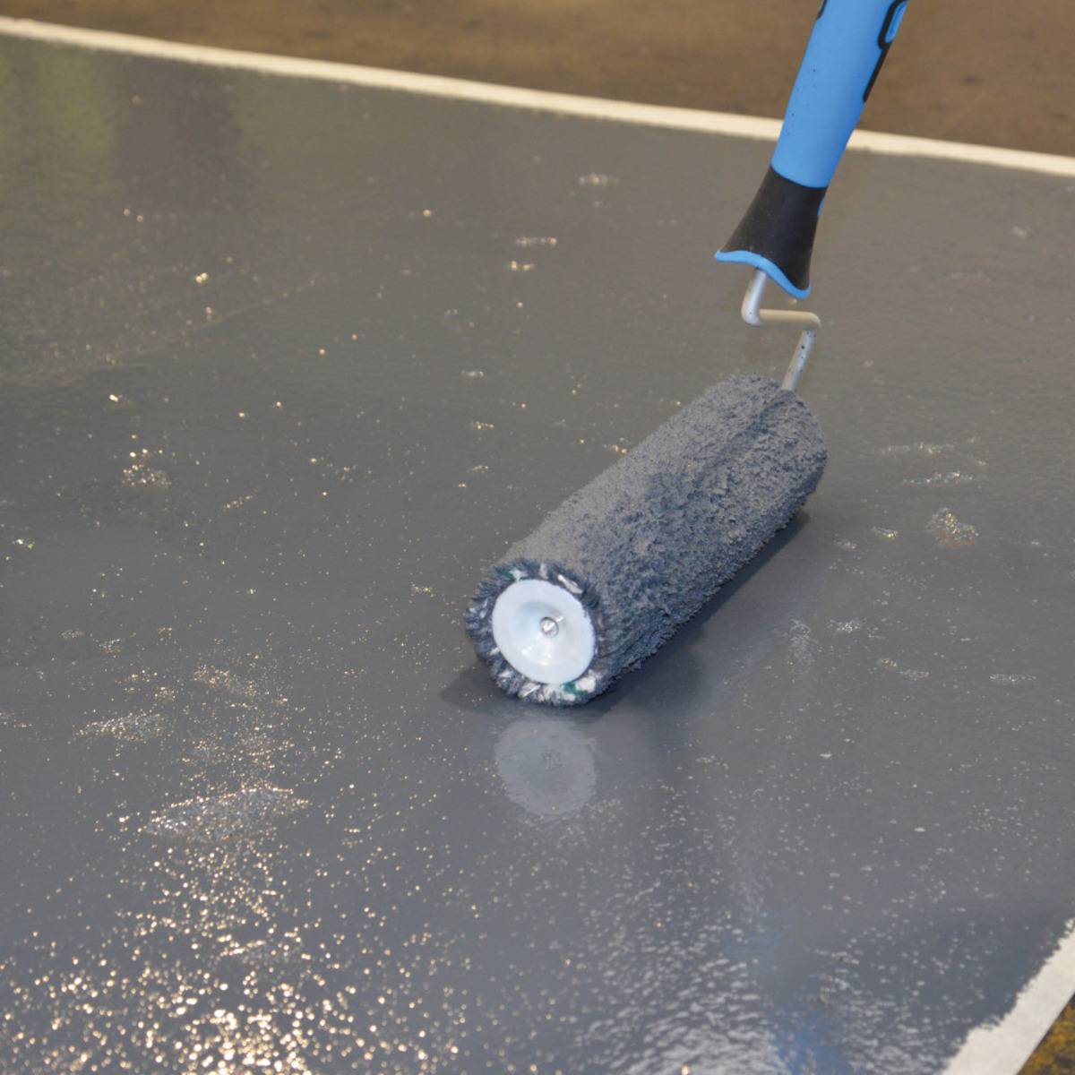 A.M.P.E.R.E. Bodenmarkierungsfarbe Industry Floor Paint®, grau, 5 l