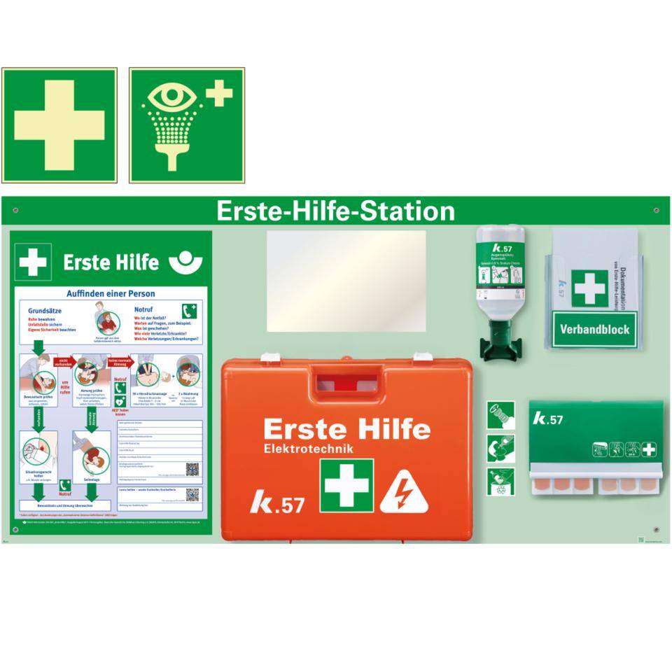 K.57 Erste-Hilfe-Station Classic, Elektrotechnik, Kunststoff, 1158x602x2mm