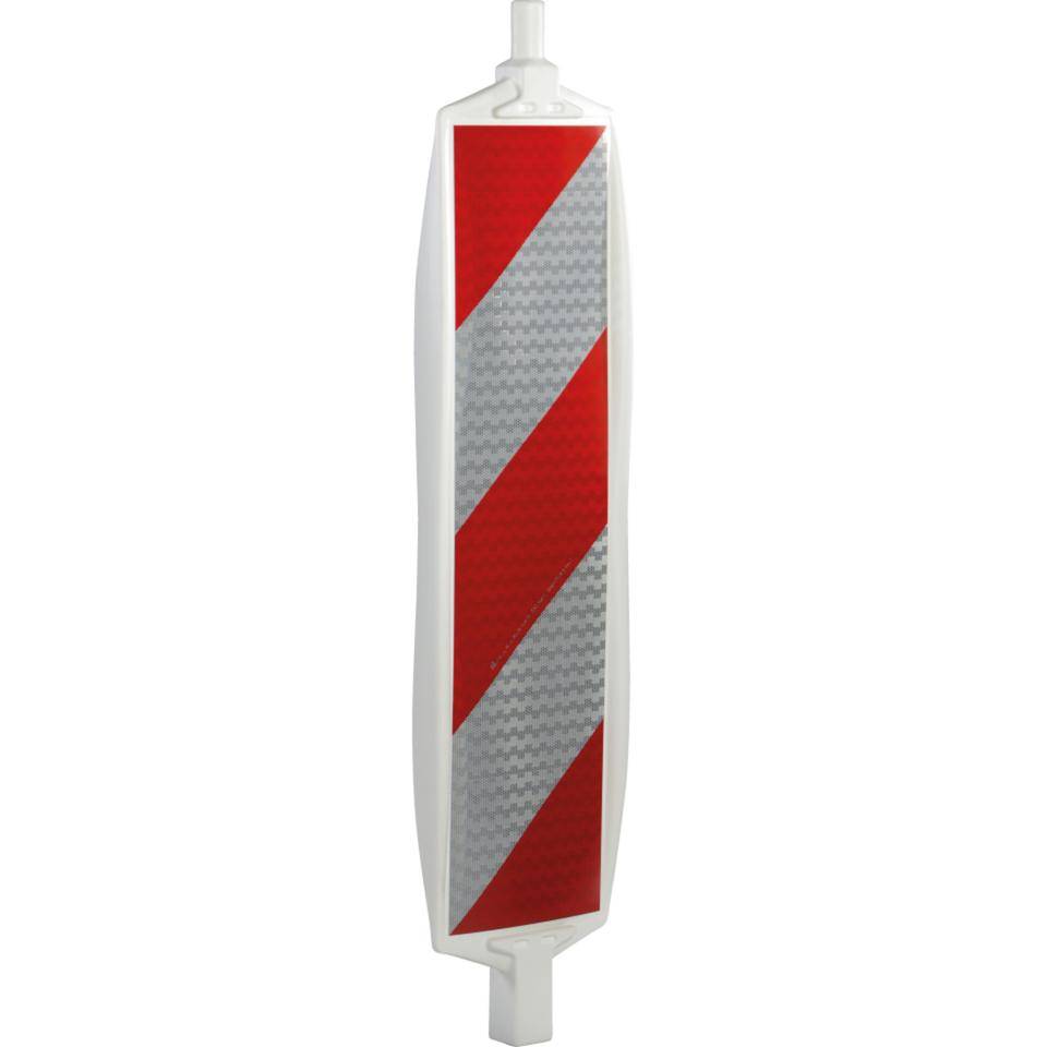 K.57 Sicherheitsleitbake, links-/rechtsweisend, Folie RA2, 1300x310x58mm, ohne Fußplatte