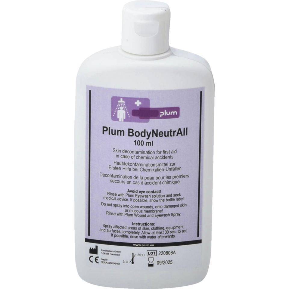 Plum BodyNeutrAll, Dekontaminationslösung, 100ml/Flasche