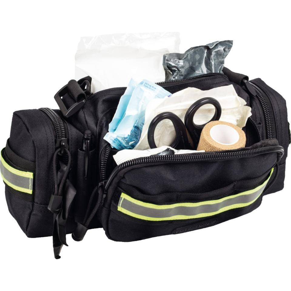ELITE BAGS Erste-Hilfe Hüfttasche HIPSTER, schwarz, Polyester, 5l, 340x160x125mm
