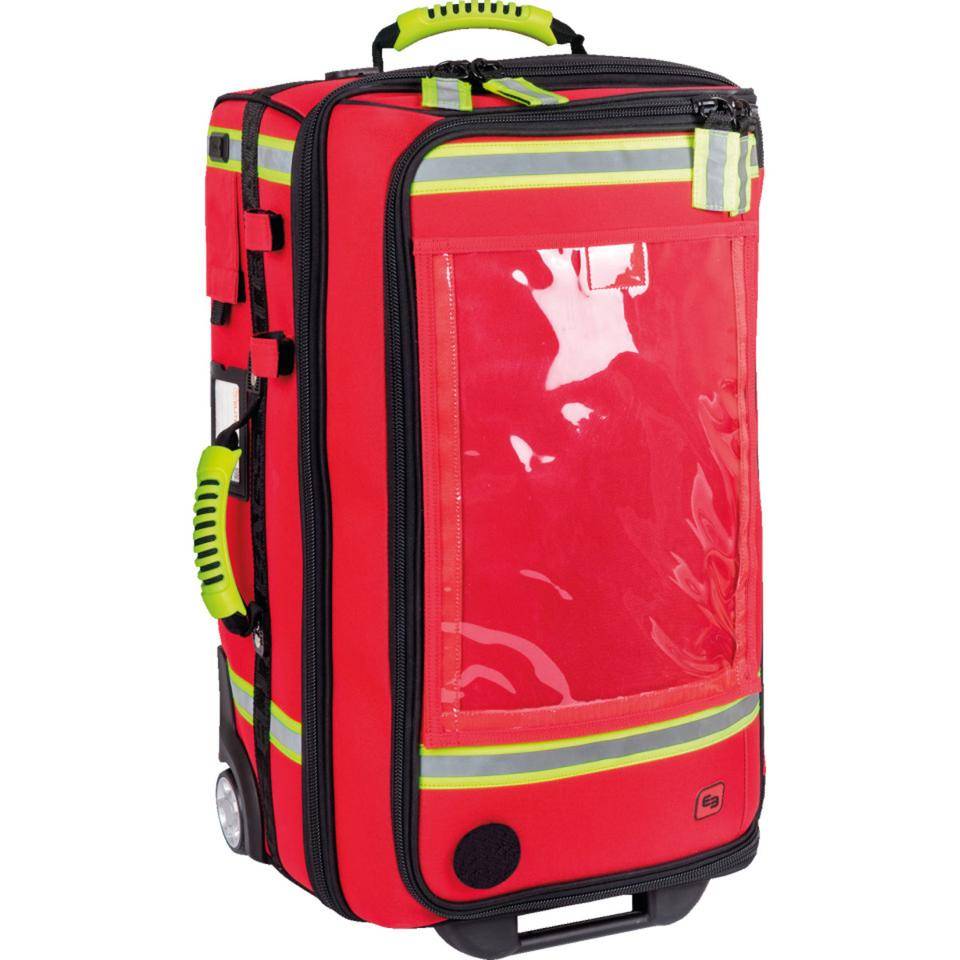 ELITE BAGS Beatmungskoffer mit Trolley-System EMERAIR TROLLEY, rot, 310x350x610mm