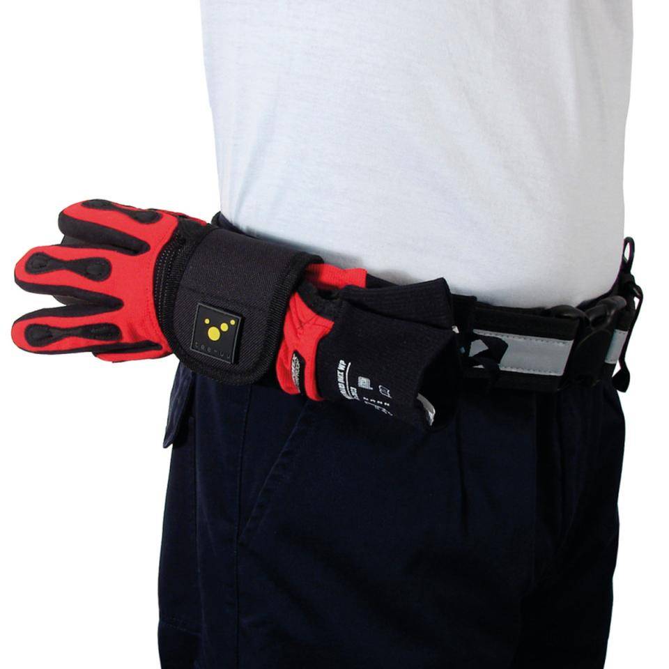 TEE-UU Handschuh-Holster FIX, schwarz, Polyester, 80x100x30mm, 45g