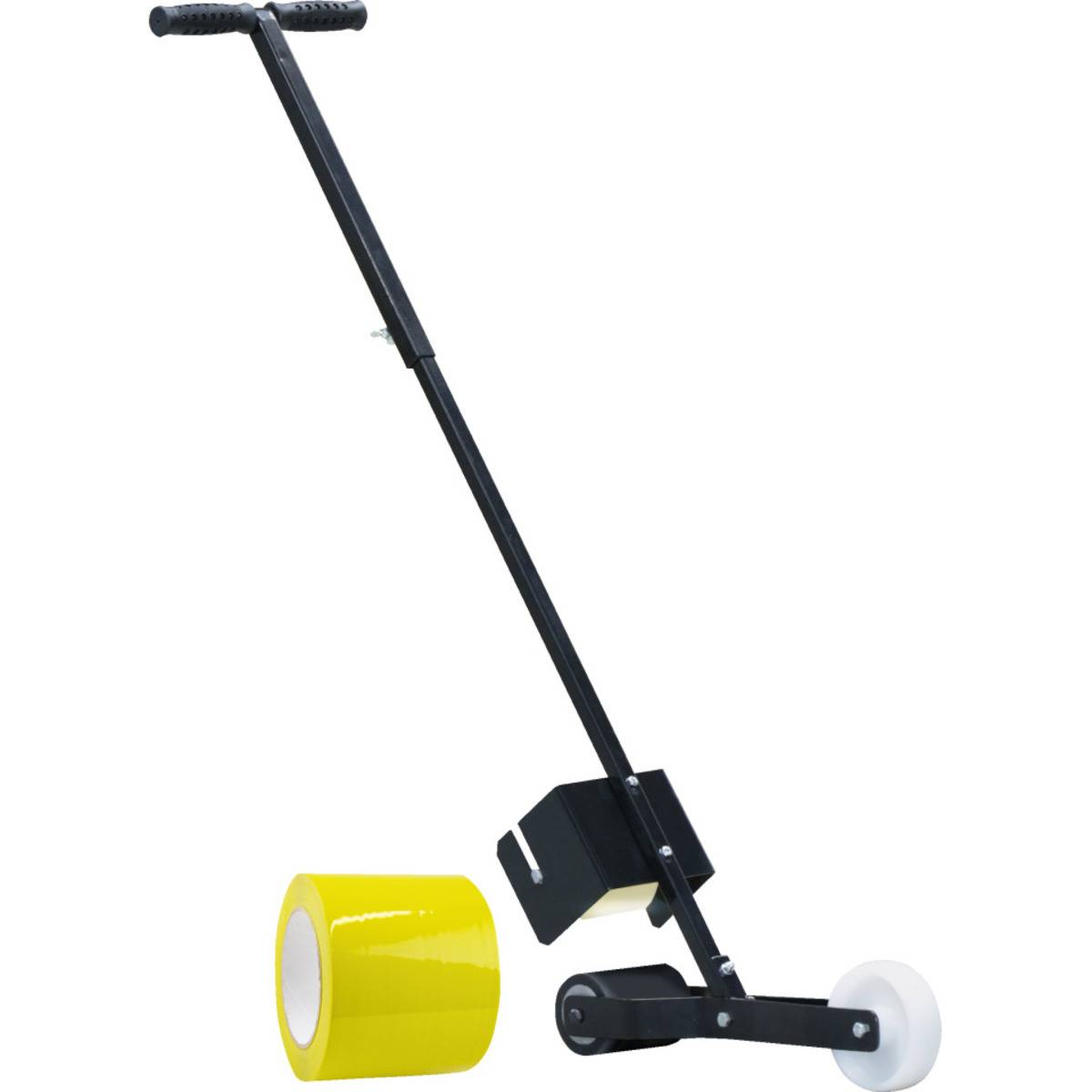 Set K.57 Tape-Marker mit Bodenmarkierband Premium, gelb, 100mm, 33m/Rolle