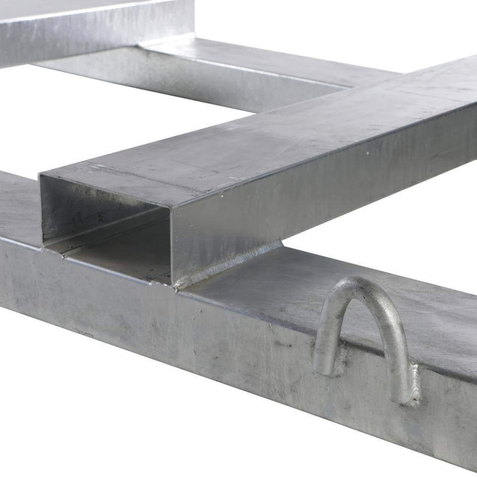 K.57 Transporttraverse, für Schrankenzäune und Leitbaken, Stahl,2240x1120mm