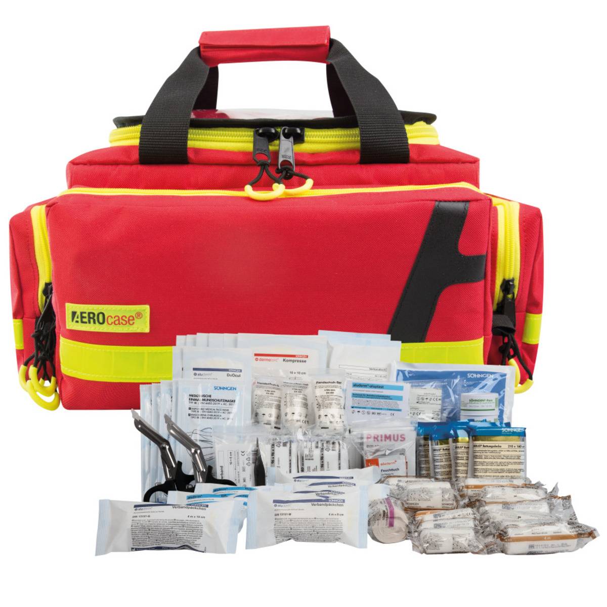 Erste-Hilfe-Tasche PRO, SÖHNGEN-Füllung gem. DIN 14142, 18 l, 430x250x270mm
