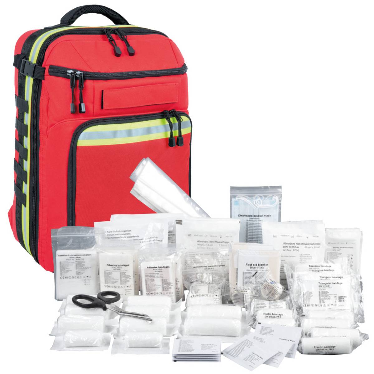 ELITE BAGS EMS PARAMEDIC Notfallrucksack, mit K.57 Füllung gemäß DIN 13169