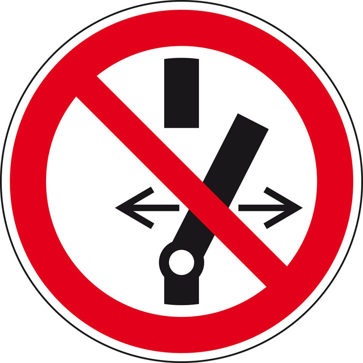 Verbotsschild Schalten verboten, ASR/ISO, Recycling-Verbundplatte, Ø 200mm