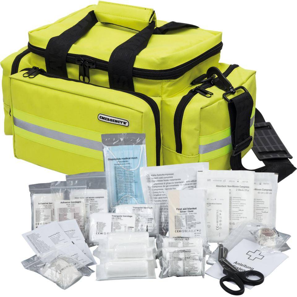 ELITE BAGS Notfalltasche LIGHT BAG, mit K.57 Füllung DIN 13157, gelb