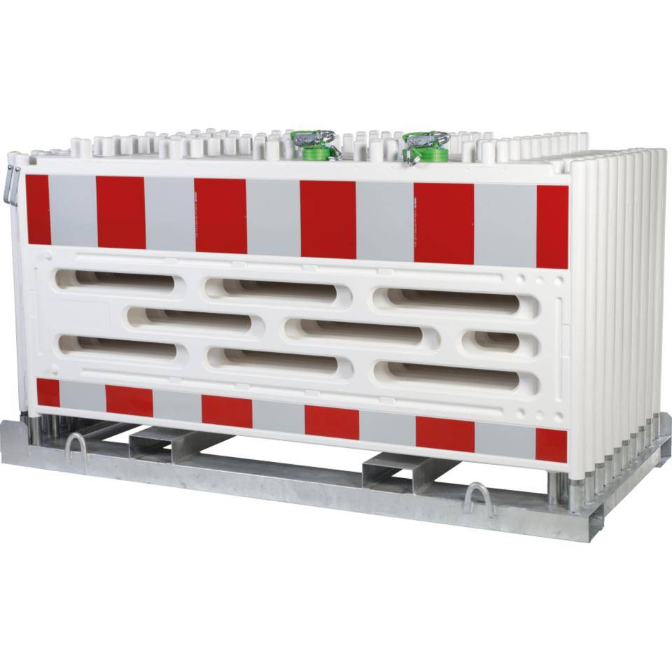 K.57 Vorteils-Set Baustellensicherung, Traverse, 20 Baustellensicherungen RA1, 2 Gurte