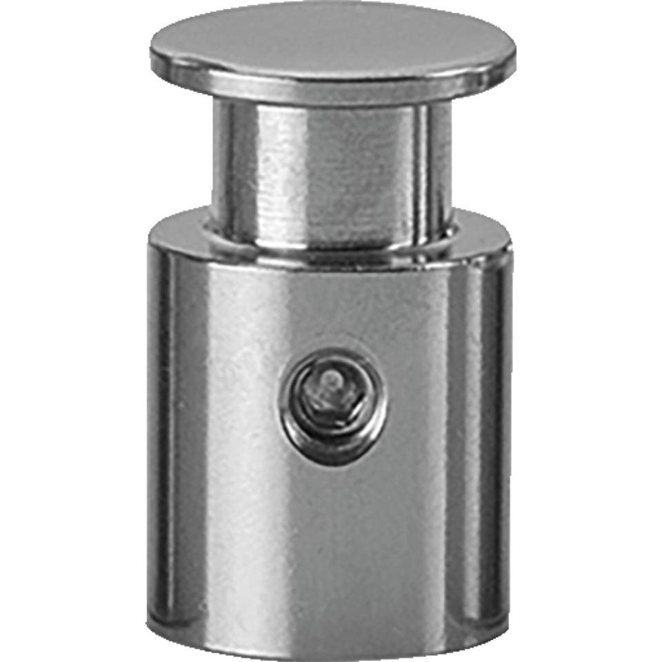 Abstandhalter, Wandmontage, silber, Edelstahl, Ø 14mm, Abstand 15mm, 4/VE