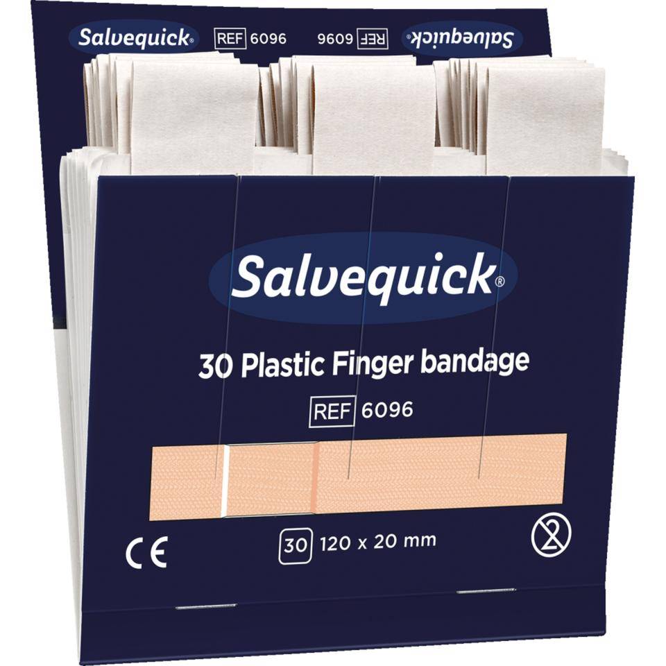 Nachfüll-Pflastersatz f. Salvequick® Pflasterspender, wasserabweisend, lang, 180/VE