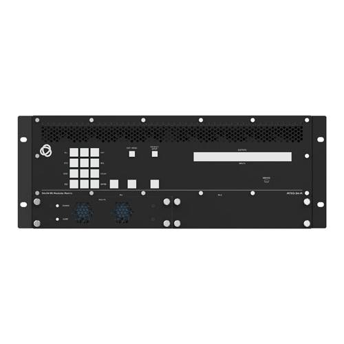 KRAMER MTX3-34-M - Modulare 34x34 Matrix (4K@60Hz | 4:4:4 | 8K-fähig | HDBaseT | Multi-Format | HDCP 2.2 | PoE)