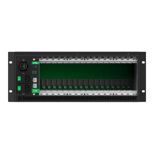 KRAMER MTX3-34-M - Modulare 34x34 Matrix (4K@60Hz | 4:4:4 | 8K-fähig | HDBaseT | Multi-Format | HDCP 2.2 | PoE)