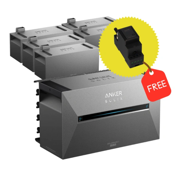 Anker SOLIX Solarbank 3 Pro + 5x BP2700 | 16,12 kWh Stromspeicher für Balkonkraftwerke Anker SOLIX Solarbank 3 Pro + 5x BP2700 | 16,12 kWh Stromspeicher für Balkonkraftwerke