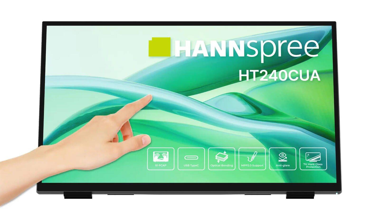 HANNspree HT240CUA Full HD LED Touch Monitor 60,4 cm (23,8"")