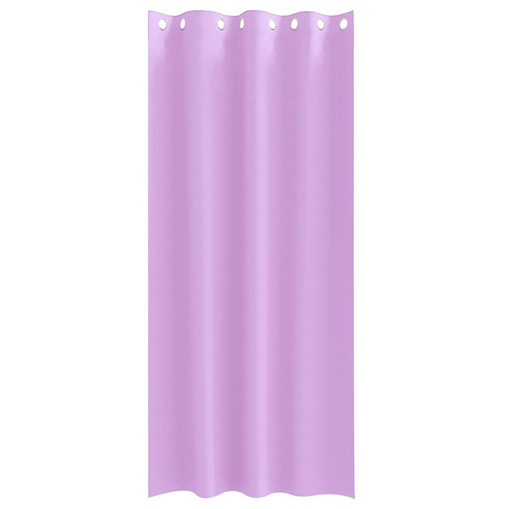 vidaXL Verdunkelungs-Vorhänge mit Ringen 2 pcs Lila 260 x 140 cm