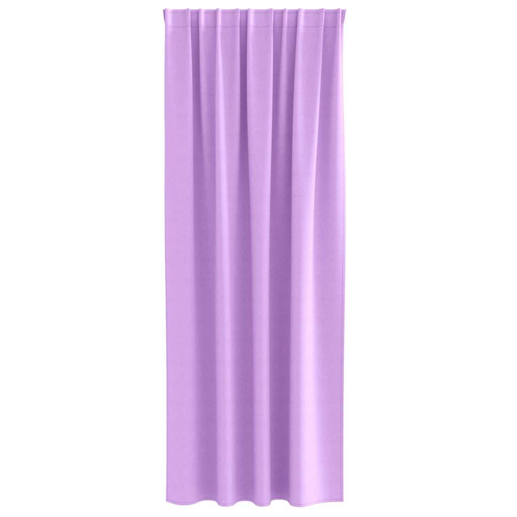vidaXL Verdunkelungs-Vorhänge mit Ringen 2 pcs Lila 245 x 140 cm
