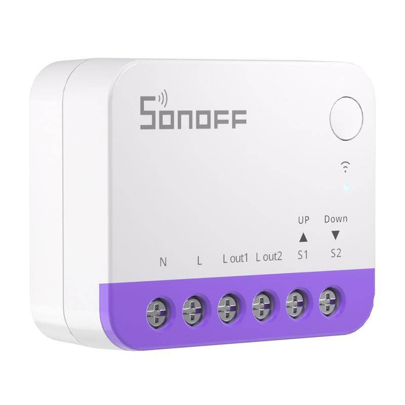 Sonoff MINI-RBS Smart Roller Shutter Switch, 2-Kanal Rolladen-Schaltaktor, WiFi