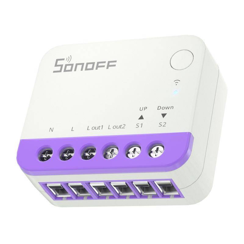 Sonoff MINI-RBS Smart Roller Shutter Switch, 2-Kanal Rolladen-Schaltaktor, WiFi