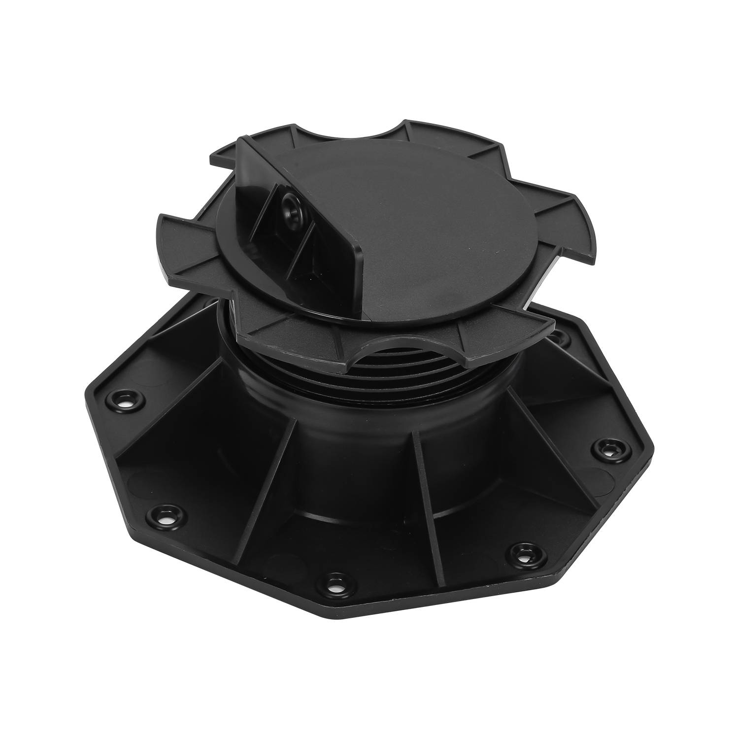 Stelzlager Verstellfüße Höhenverstellbare Plattenlager Terrassenlager Stelzlager für Keramik, Beton, Steinplatten 60-140mm 30 Stück