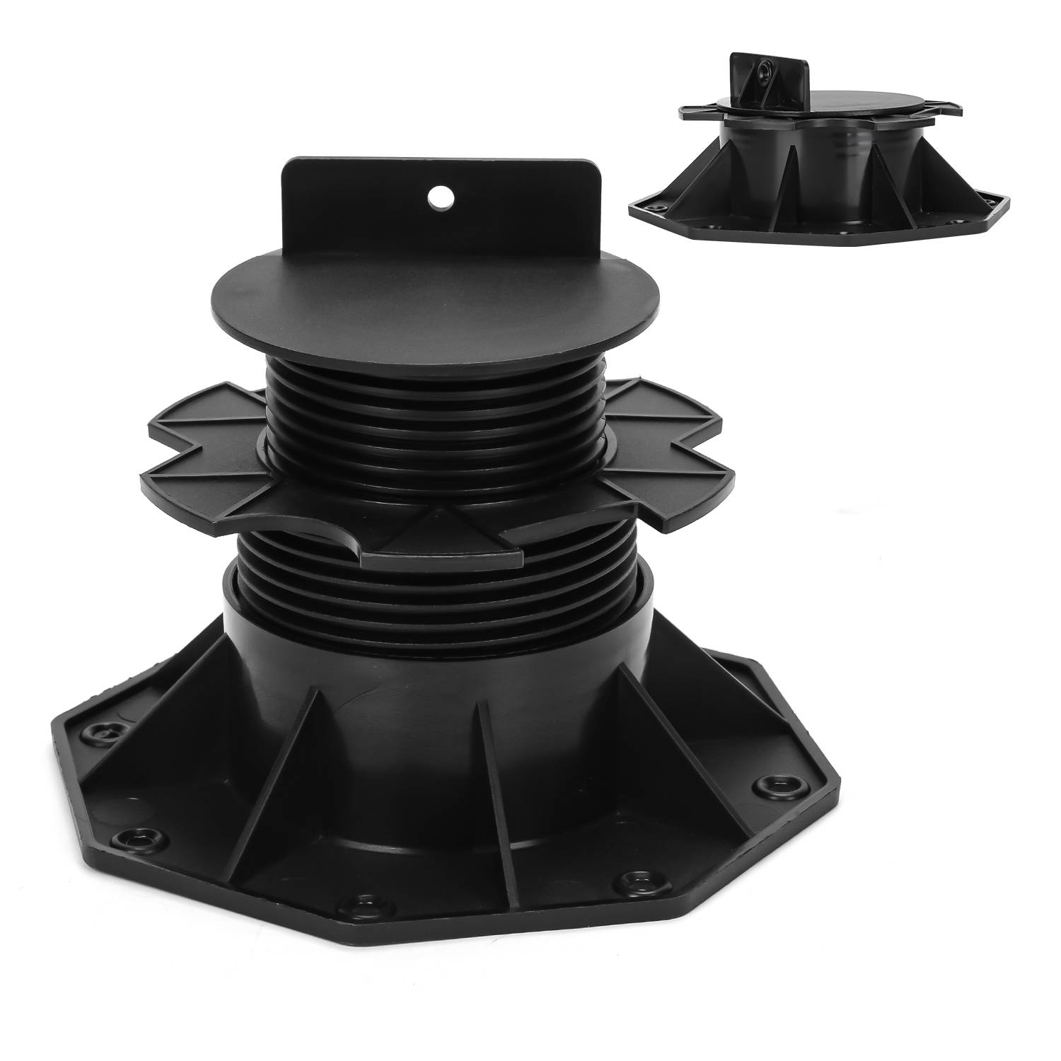 Stelzlager Verstellfüße Höhenverstellbare Plattenlager Terrassenlager Stelzlager für Keramik, Beton, Steinplatten 60-140mm 100 Stück