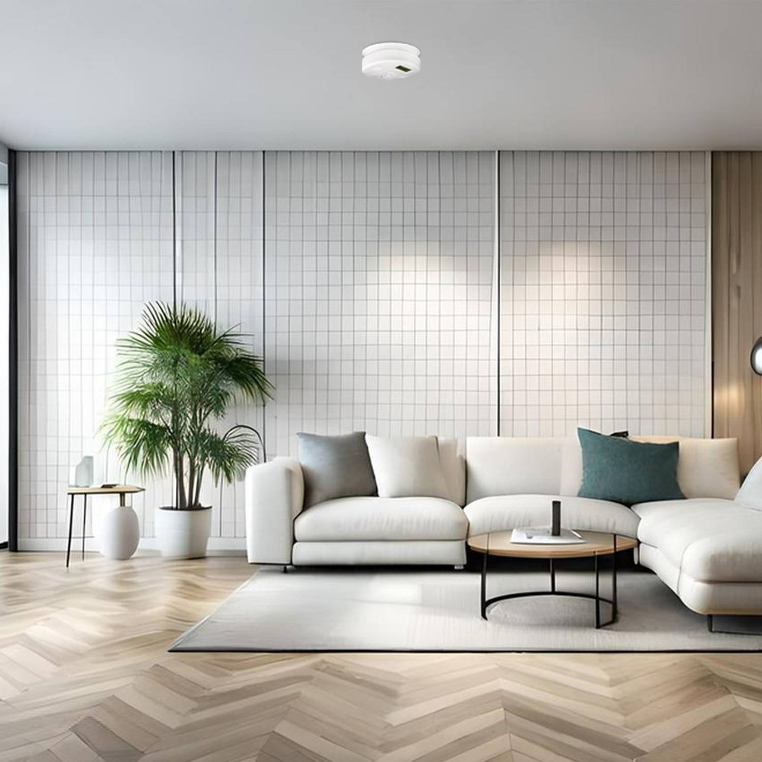 8x CO Detektor weiß Feuermelder für Haushalt 85 dB Alarm optisch & akustisch