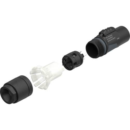 NEUTRIK PowerCON TRUE1 Power Out - S Verriegelbare Steckverbindung – Kabel mit kleinem Durchmesser