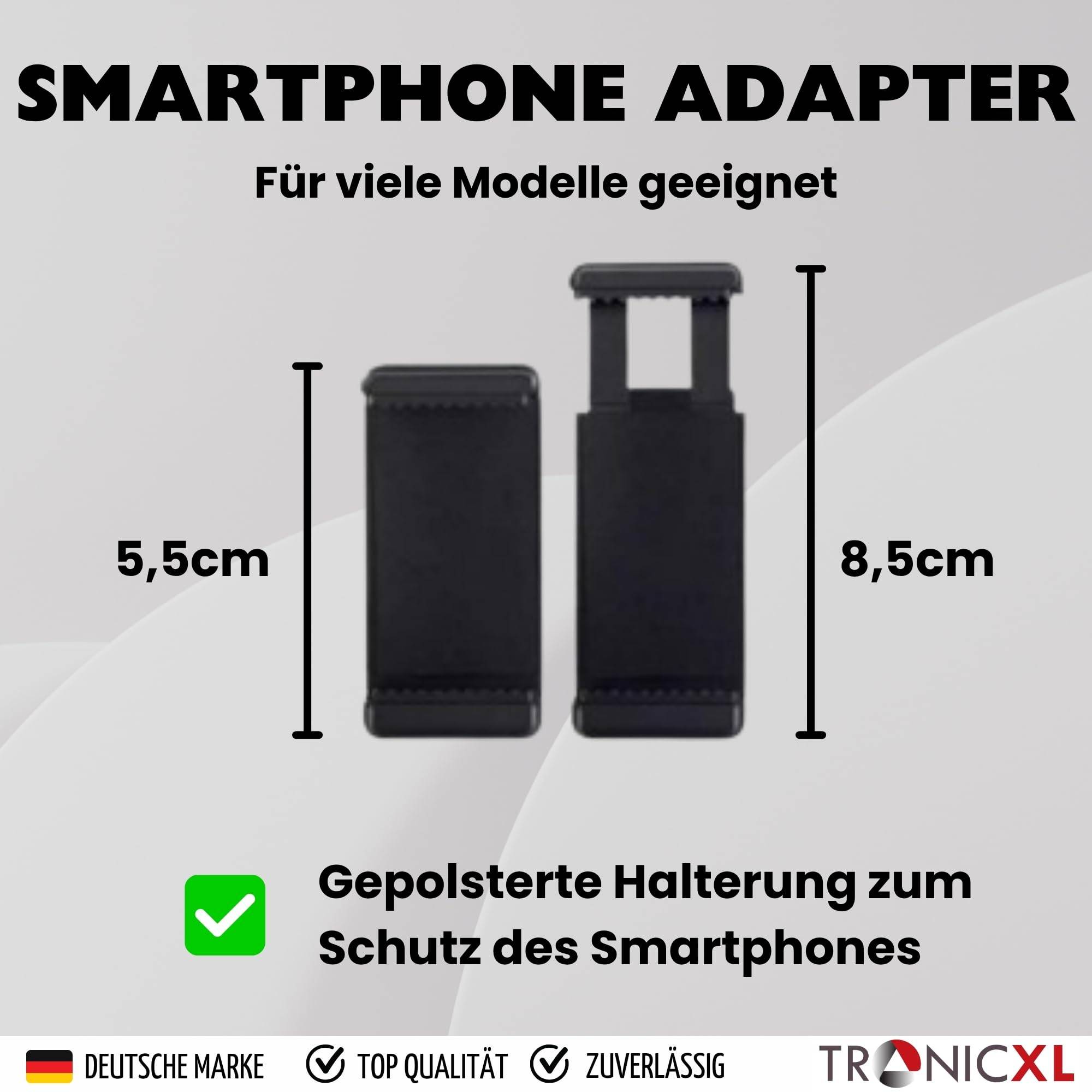 Smartphone Stativ 114cm mit Fernbedienung Handy Halterung für Apple iPhone Samsung Xiaomi Google Tripod