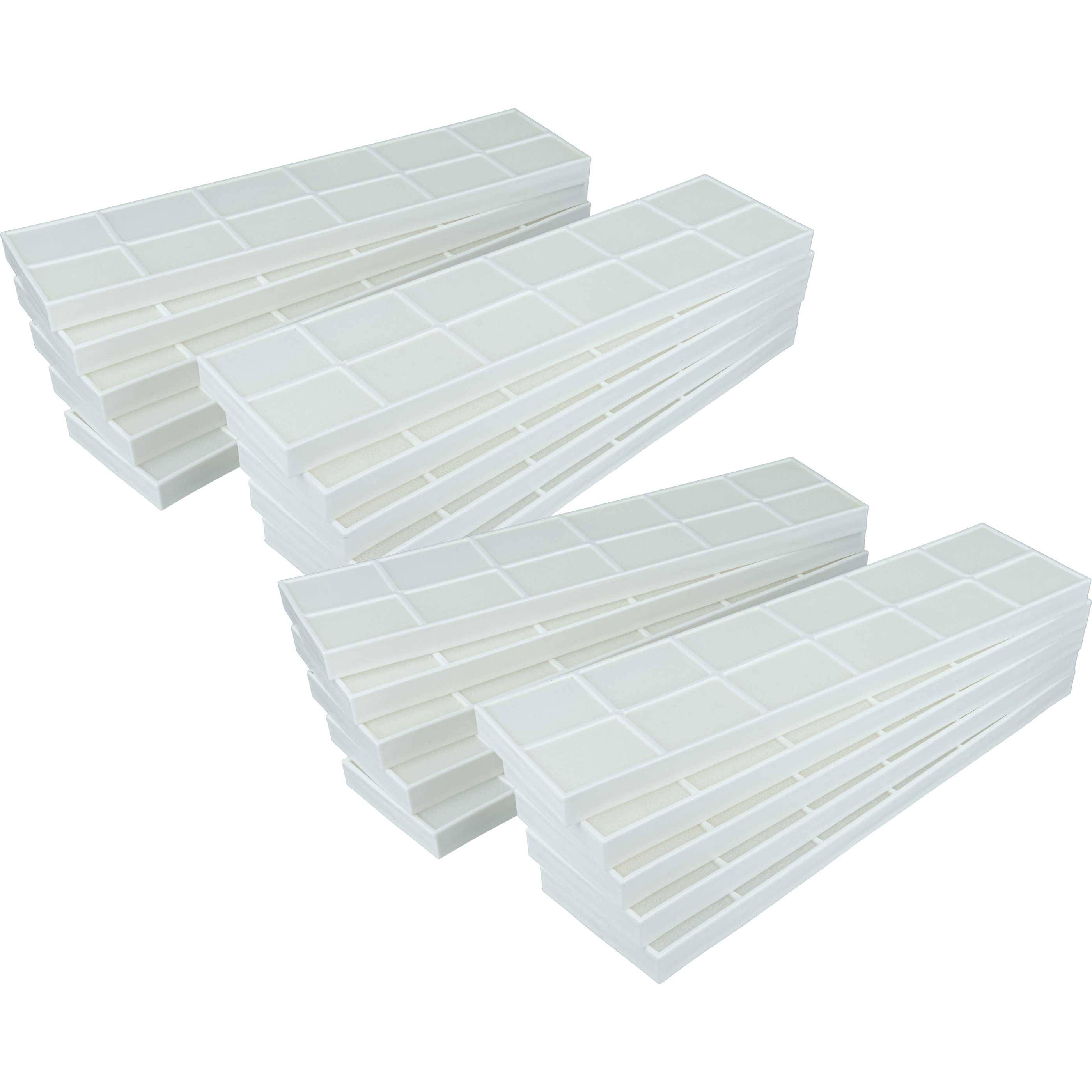 vhbw 20x Luftfilter G3 / ISO Coarse 30% Ersatz für Zehnder 990322100 | 990 322 100 für Lüfter, Ventilator, Lüftungsgerät