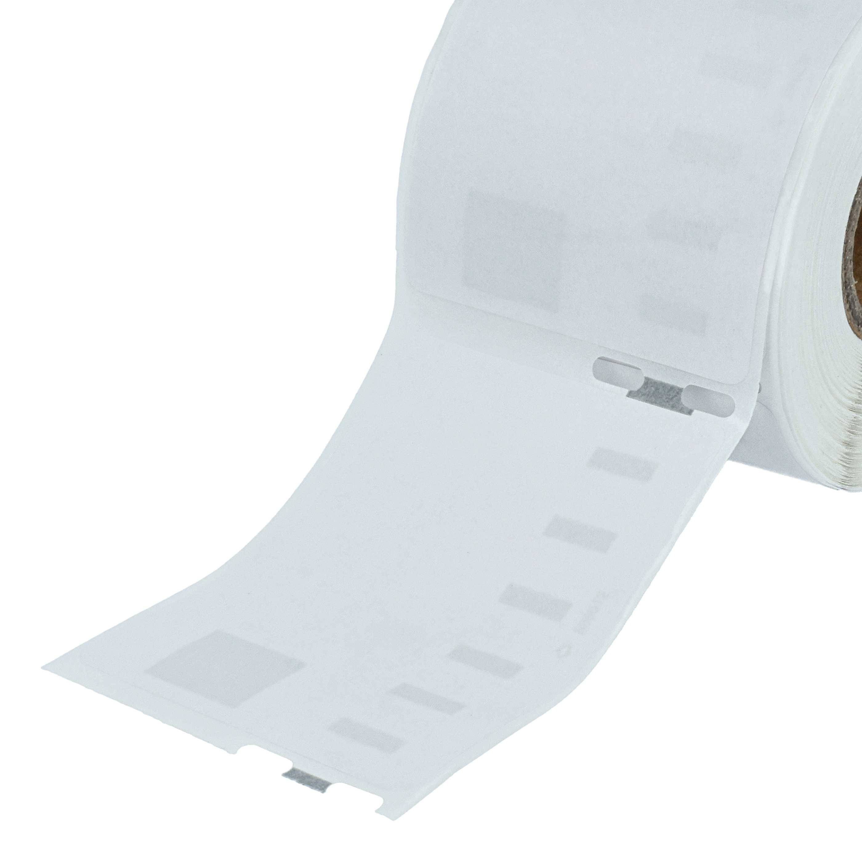 vhbw 50x Etiketten-Rolle 54mm x 70mm (320 Etiketten) kompatibel mit Dymo LabelWriter 400 Turbo, EL40, EL60 Turbo Etiketten-Drucker Weiß