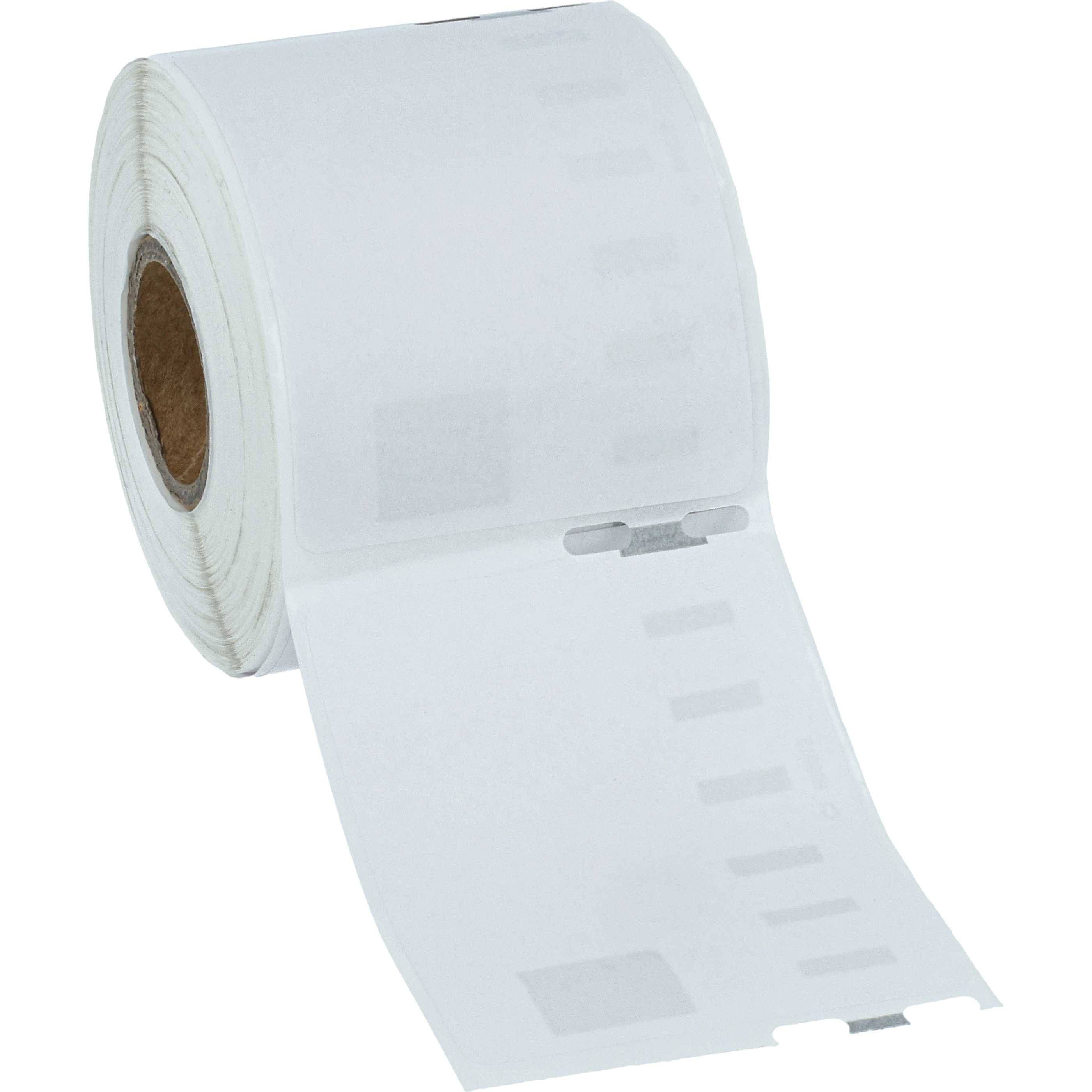 vhbw 50x Etiketten-Rolle 54mm x 70mm (320 Etiketten) kompatibel mit Dymo LabelWriter 400 Turbo, EL40, EL60 Turbo Etiketten-Drucker Weiß