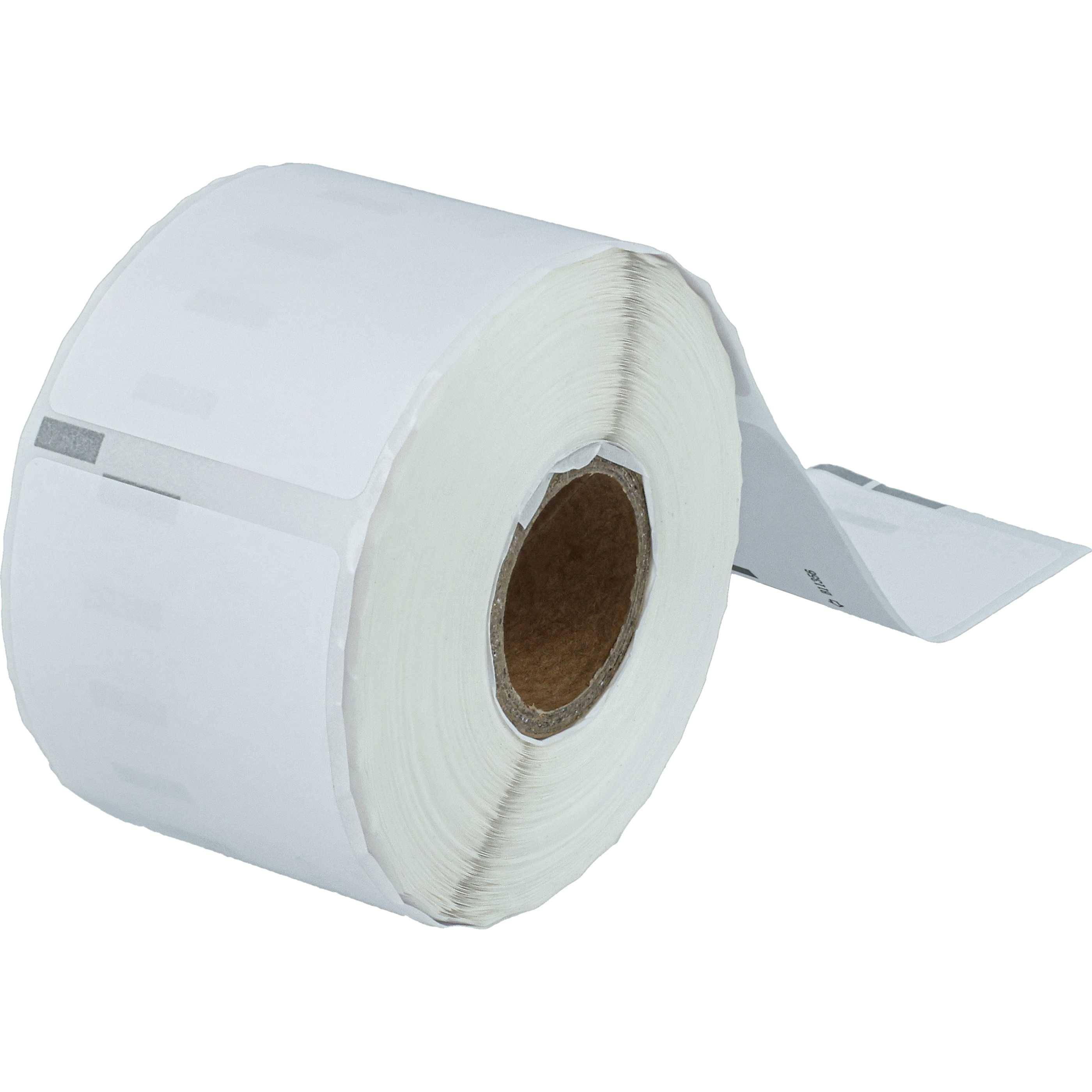 vhbw 50x Etiketten-Rolle 41mm x 89mm (300 Etiketten) Ersatz für Dymo 11356 für Etiketten-Drucker Weiß