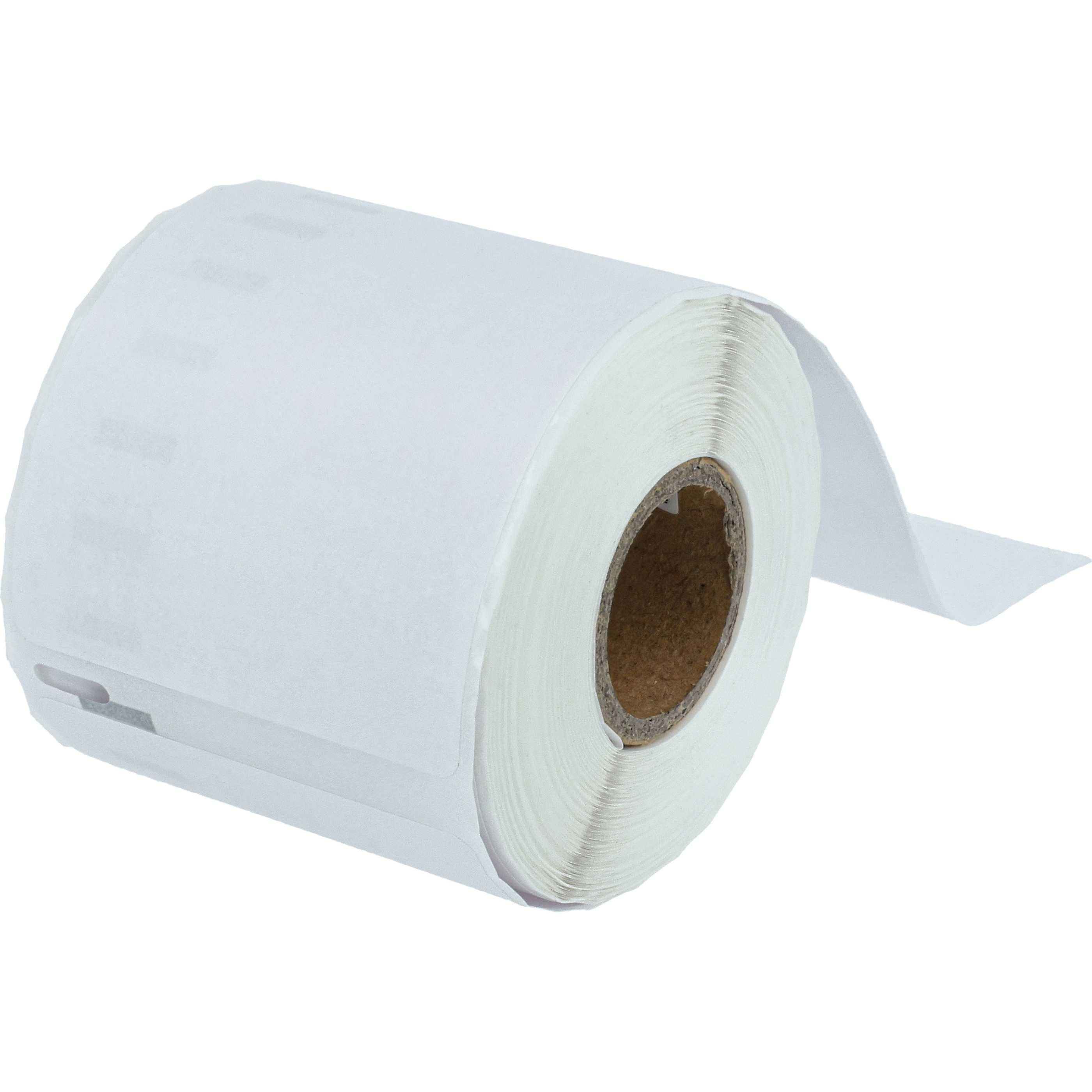 vhbw 50x Etiketten-Rolle 59mm x 190mm (110 Etiketten) kompatibel mit Dymo LabelWriter 310, 310 Turbo II, 310 II Etiketten-Drucker Weiß