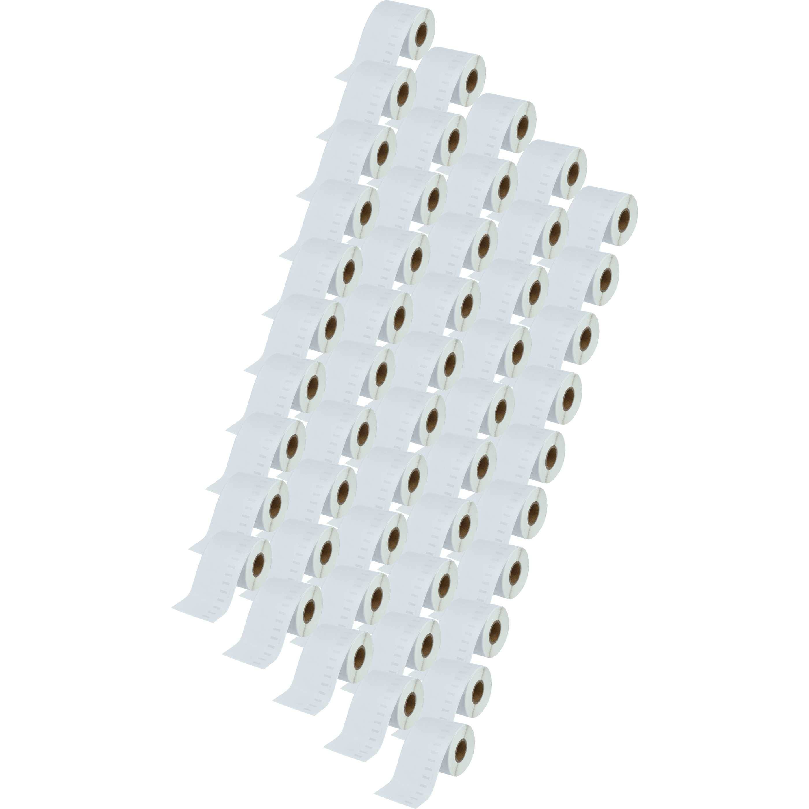 vhbw 50x Etiketten-Rolle 59mm x 190mm (110 Etiketten) kompatibel mit Dymo LabelWriter 330 Turbo, 320, 330, 320 II Etiketten-Drucker Weiß