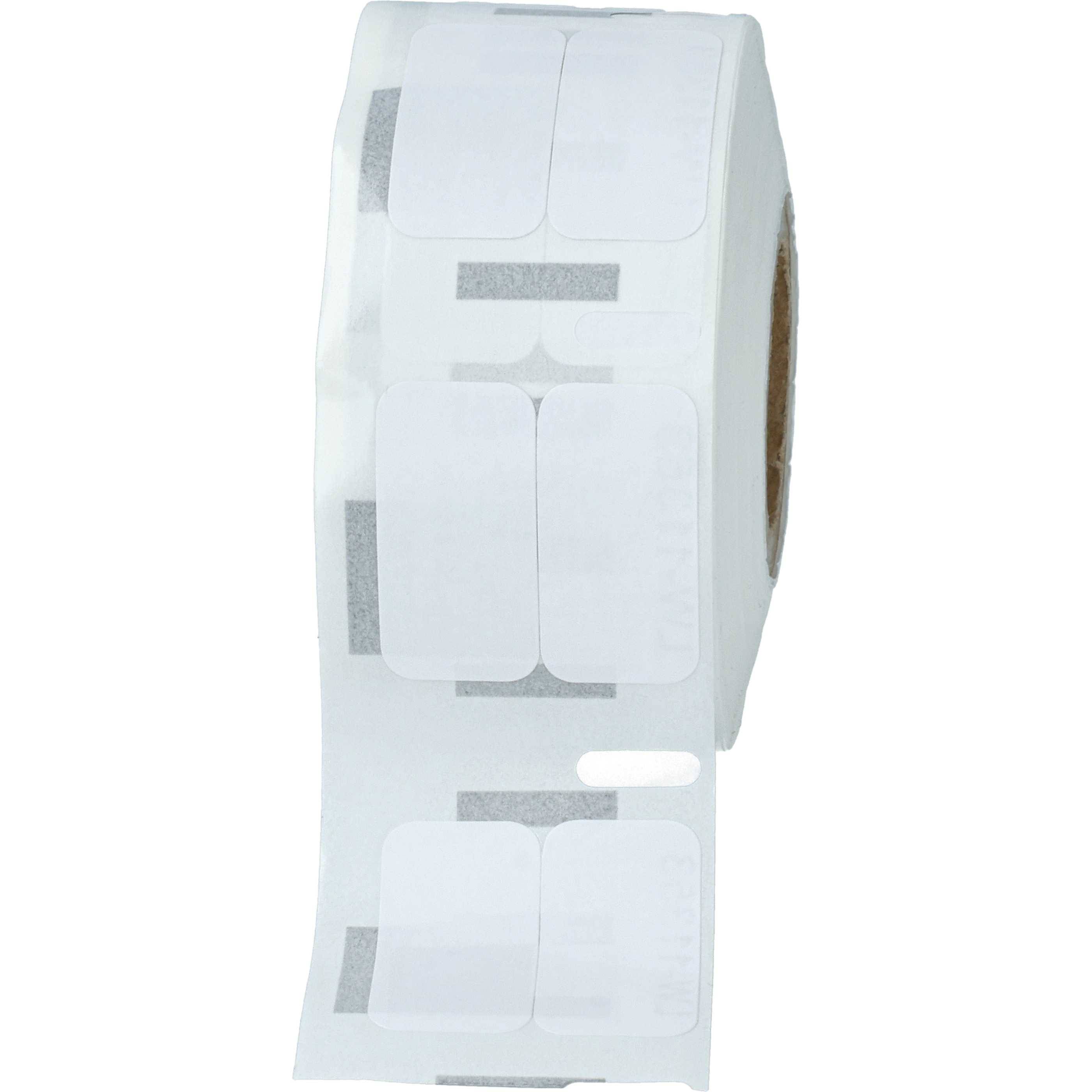 vhbw 50x Etiketten-Rolle 12mm x 24mm (1000 Etiketten) kompatibel mit Seiko Smart Label Printer SLP 430, SLP 420 Etiketten-Drucker Weiß