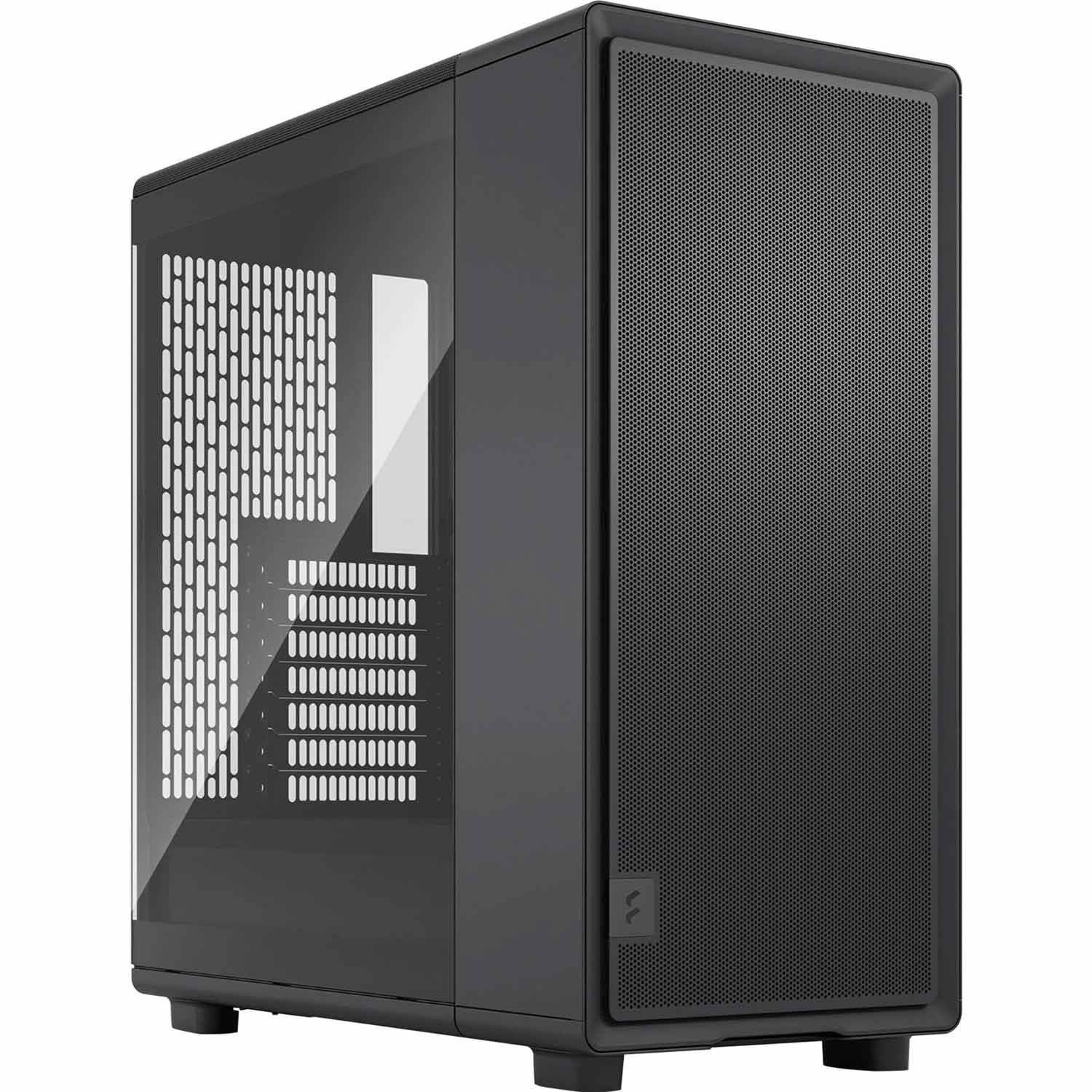 Fractal Design Epoch Black TG | PC-GehäuseMidi-Tower für Mini-ITX, microATX, ATX