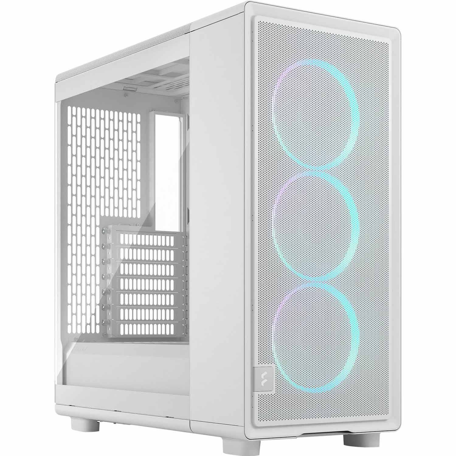 Fractal Design Epoch White TG RGB | PC-GehäuseMidi-Tower für Mini-ITX, microATX,