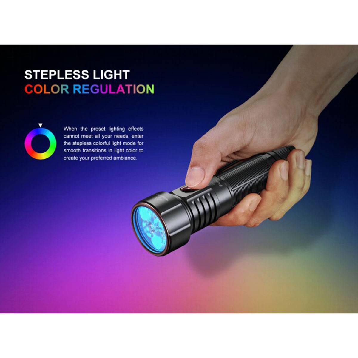 Fenix LD36R Multicolor LED Taschenlampe 3600 Lumen - Flame Camo