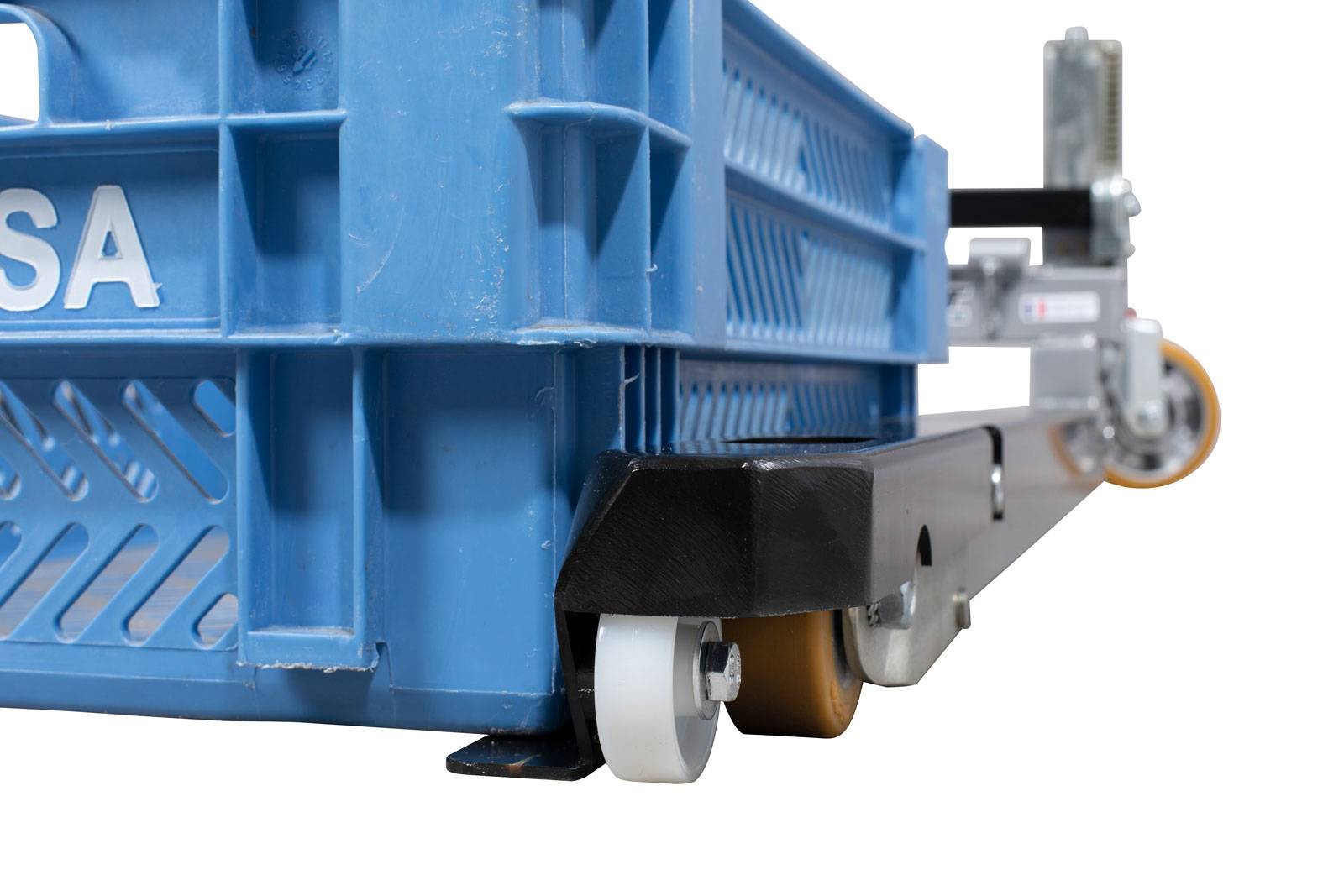 Manuvit patentierter Hubwagen Palbac mit verstellbarer Gabel Tragkraft 1000 kg Gabellänge 1025 mm