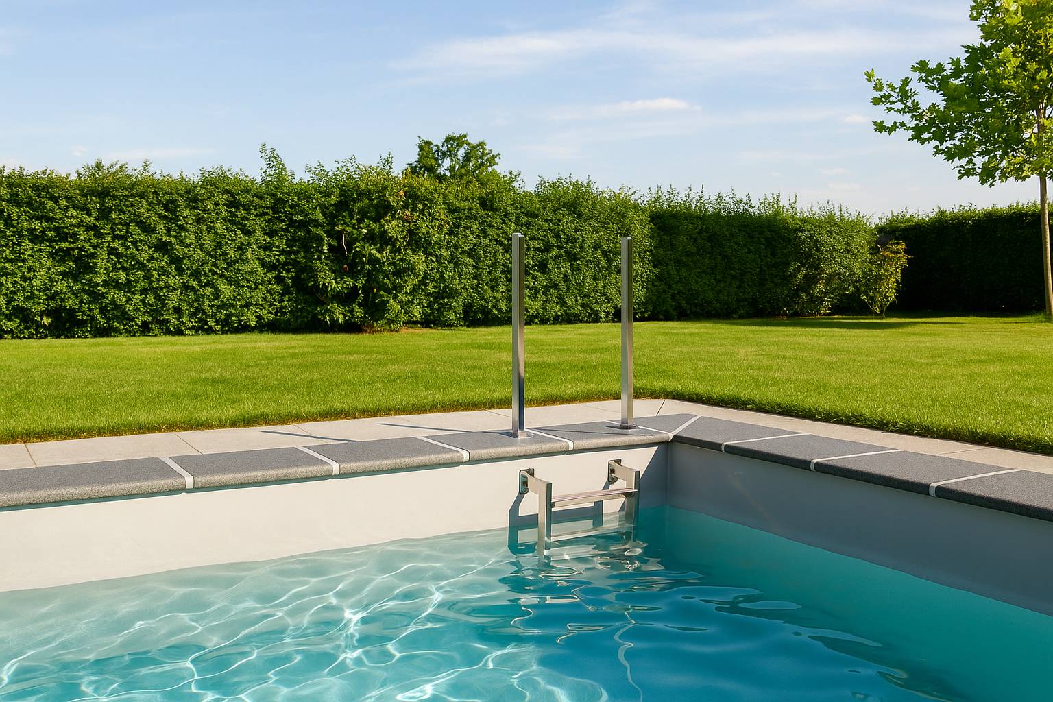 Eichenwald Poolleiter Modell 12.3 Klassik Beckentiefe 1340mm 4 Stufen