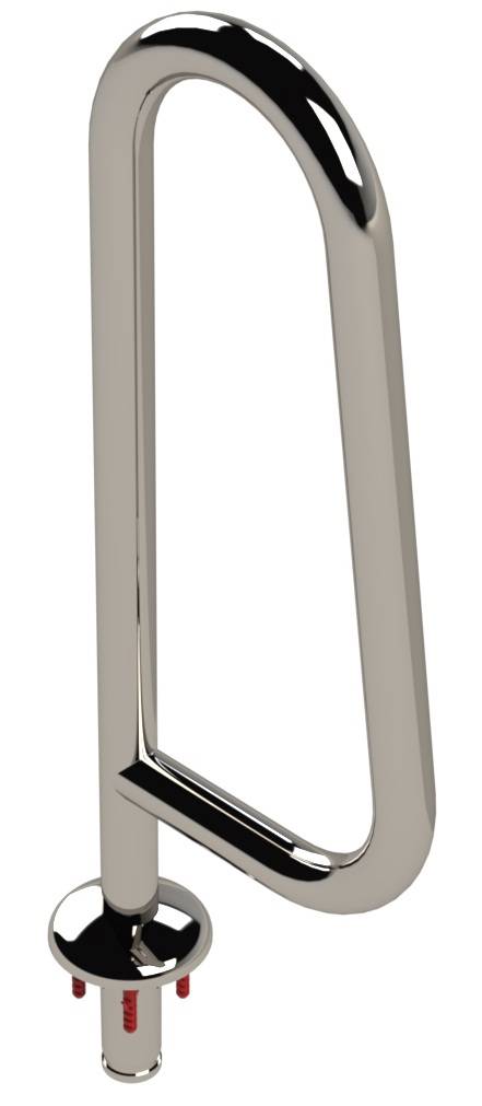 Eichenwald Modell 16.1 Griffbogen Typ A für Schwimmbäder runder Flansch inkl. Rosette + ED-Steckhülse