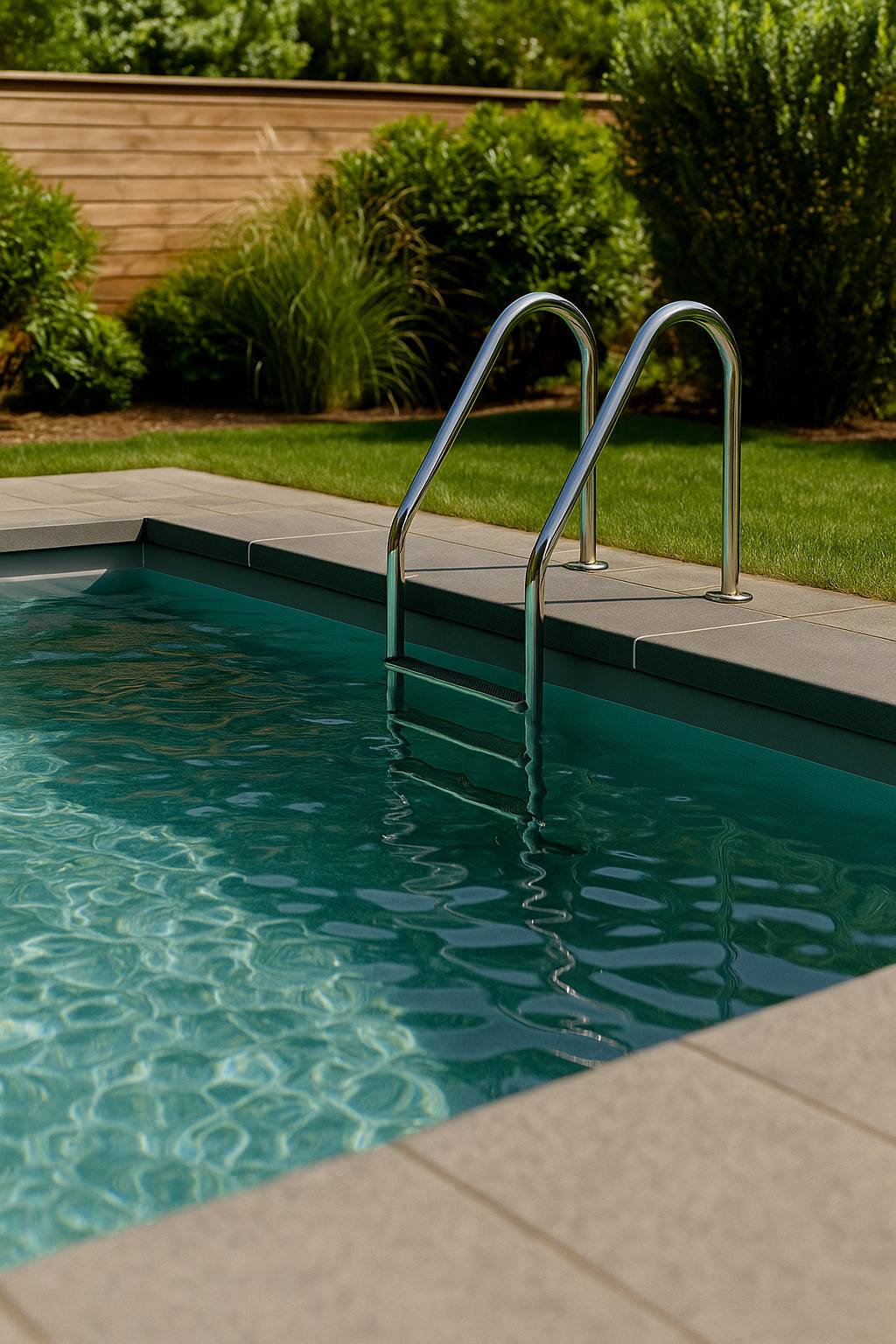 Eichenwald Poolleiter Modell 05 Marina Beckentiefe 1340mm 4 Stufen