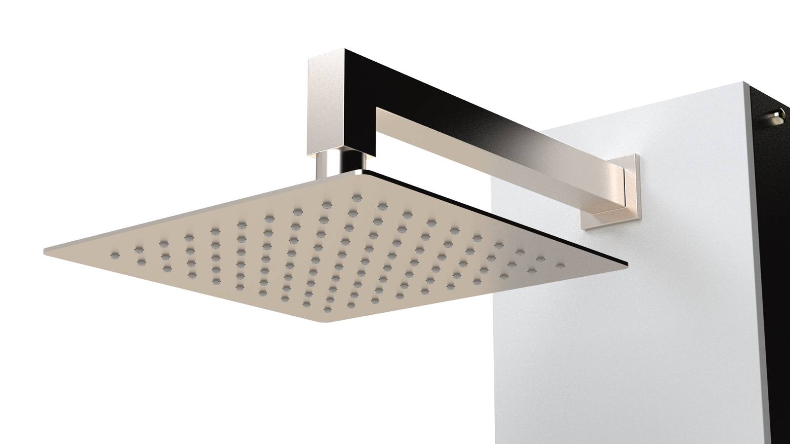 Eichenwald Modell 70 Glasdusche Tobago mit Bodenplatte in Anthrazit