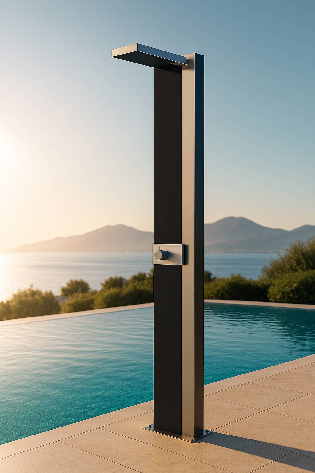 Eichenwald Modell 70 Glasdusche Tonga Solar