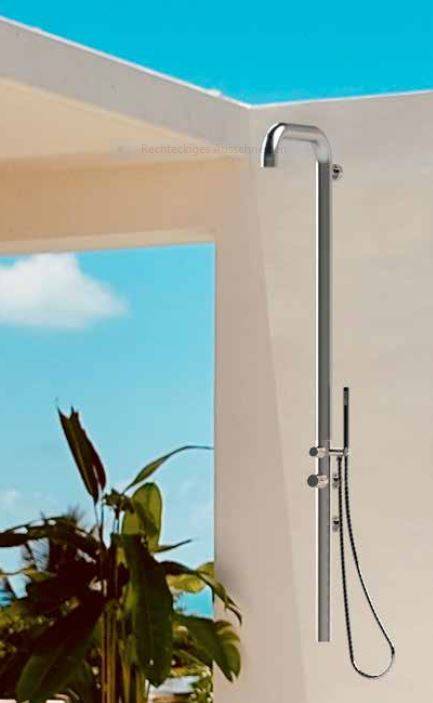 Eichenwald Modell 70 Gartendusche Sylt Wandmontiert